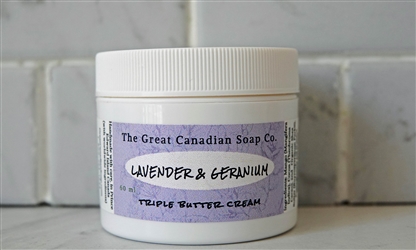 Lavender and Geranium Triple Butter Cream