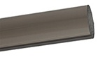1" DIA x 23 7/8" Long Extruded Acrylic Rod: Transparent Grey