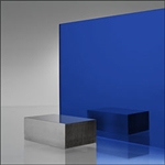 1/8"-Thick 24" x 24" Blue Colored Plexiglass Acrylic Mirror #2424