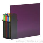 1/8" x 18" x 24" - Transparent Purple Plexiglass Acrylic Sheet (DARK) - #3730