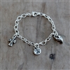 Long Short Cable Chain Bracelet with Swivel Lobster Clasp