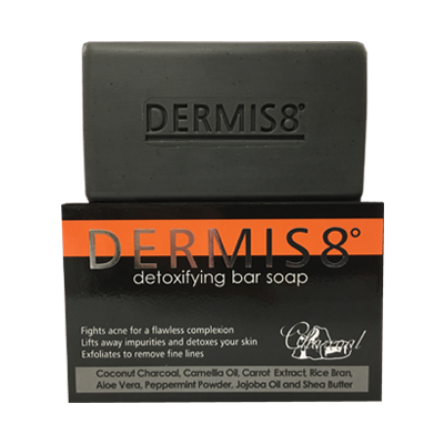 Dermis 8Â° Detoxifying Charcoal & Peppermint Bar Soap 200gr