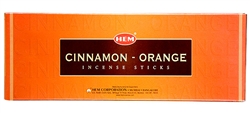 Wholesale Hem Cinnamon-Orange Incense 20 Stick Packs (6/Box)
