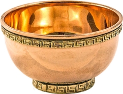 Wholesale Plain Copper Offering Bowl  - 3"D