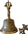 Wholesale Tibetan Altar Bell - Brass 5"H with Dorjee