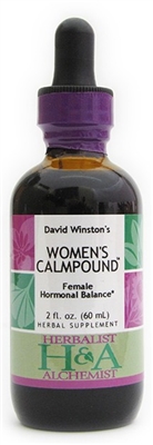 Women's Calmpound: Dropper Bottle / Organic Alcohol Extract: 2 Fluid Ounces