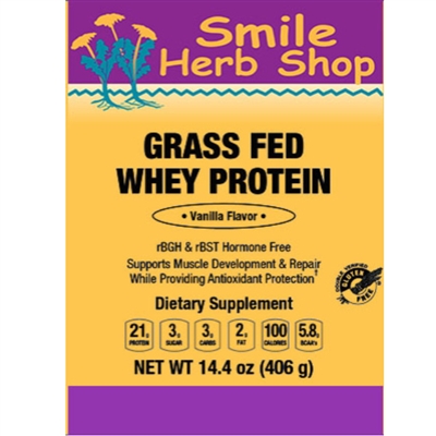 Grass-Fed Whey Protein : Chocolate, 14 Ounces