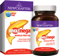 Wholemega Whole Fish Oil / 180 Softgel Capsules