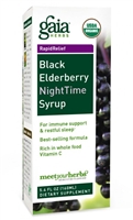 Black Elderberry NightTime Syrup: Bottle / Liquid: 3 Fluid Ounces