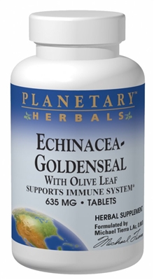 Echinacea-Goldenseal with Olive Leaf: Bottle / Tablets: 60 Tablets