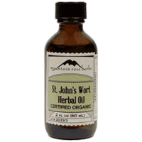 St. John's Wort Herbal Oil: Dropper Bottle / Organic 4 ounces