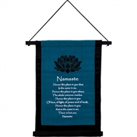 Hanging Banner : "Namaste. I Honor the Place in You"