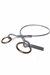 Guardian Vinyl Coated Galvanized Cable Choker Anchor with 2Â½" & 3" O-Ring Ends - 3' | 10450