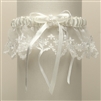 Vintage Irish Lace Inspired Wedding Garter - Ivory<br>G029-I-I