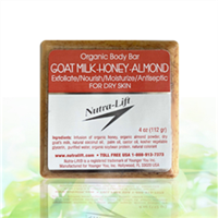 photo of Nutra-LiftÂ® Organic Body Bar Goat Milk-Honey-Almond (4oz)