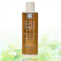 Nutra-LiftÂ® SUPER SHEER mineral sunscreen SPF50 + organic super ingredients 8 OZ
