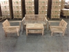 Gili Loveseat Set w/ Chairs and Coffee Table