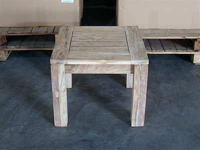 Jambi Teak Side Table ( Rustic Finish )