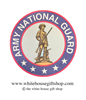 Army National Guard Coasters Set of 4, Designed at Manufactured by the White House Gift Shop, Est. 1946. Made in the USA