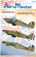 AeroMaster 48-663 - Early Hurricane Aces of the British Empire 1939-40, Part I