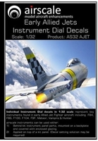 AirScale 32-AJET - Instrument Dial Decals for Early Allied Jets