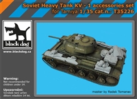 Black Dog T35226 - Soviet Heavy Tank KV -1 Accessories Set