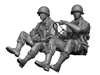 H3 Models 35025 - WW2 US Paratrooper Willys Jeep Driver and Crew (2 figures)