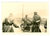 French Motorcycle Soldier Surrendering to German Soldiers, France 1940, Original WW2 Photo