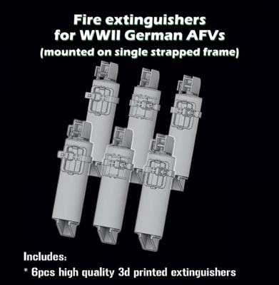 SBS 3D020 - Fire Extinguisers for WW II German AFV
