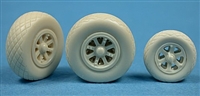Ultracast 48218 - P-38 Lightning Wheels (diamond tread tires)