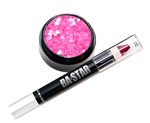 Hot Pink Glitter Lip Cheer Essential Makeup Kit
