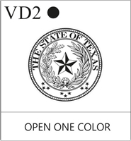 Katzkin Embroidery - Texas Seal, EMB-VD2