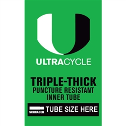 ULTRACYCLE Triple Thick Puncture Resistant Tube 26x1.9-2.125