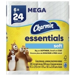 Charmin Mega Essentials Soft 6 Rolls Toilet Paper