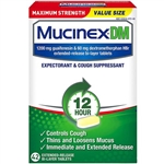 Mucinex DM 12 Hour Expectorant And Cough Suppressant 42 Bi Layer Tablets