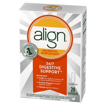 Align Probiotic Supplement 24/7 Digestive Support 28 Capsules