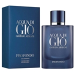 Acqua Di Gio Profondo by Giorgio Armani for Men 2.5oz Eau De Parfum Spray