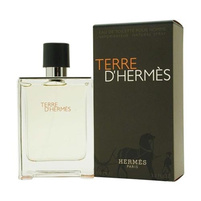 Terre Dhermes by Hermes for Men 3.3oz Eau De Toilette Spray