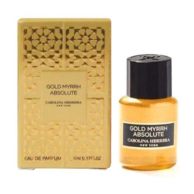 Gold Myrrh Absolute by Carolina Herrera for Women 0.17oz Eau De Parfum Splash