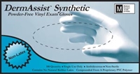 Innovative Dermassist Vinyl Synthetic Medium PF Exam Gloves