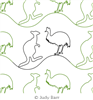 Digital Quilting Design Aussie Animals 3 Border or Panto by Judy Barr.