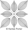 Digital Quilting Design Square Filler 27 by Karlee Porter.