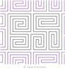 Digital Quilting Design Maze by Lana Corcoran.