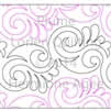 Digital Quilting Design Plume by Lorien Quilting.