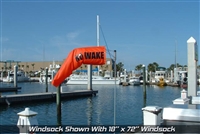 NO WAKE 18" X 96" REPLACEMENT WINDSOCK