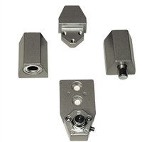 Door Controls OP09-AL VistaWall (Non Handed) Style Pivot Set (Aluminum Finish)