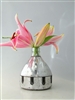 Triple Recycled Bud Vase Metal | The Seltzer Shop | Colored Argentine seltzer bottle - vintage seltzer pendant light - wine chiller interior design elements