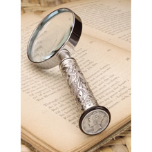 Silver Mercury Dime Magnifying Glass