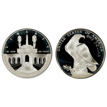 Los Angeles Olympiad Silver Dollar Commemorative Coin