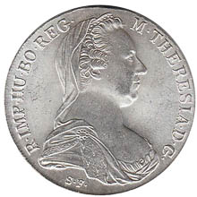 Maria Theresa Thaler 1780 Restrike Austrian Coin